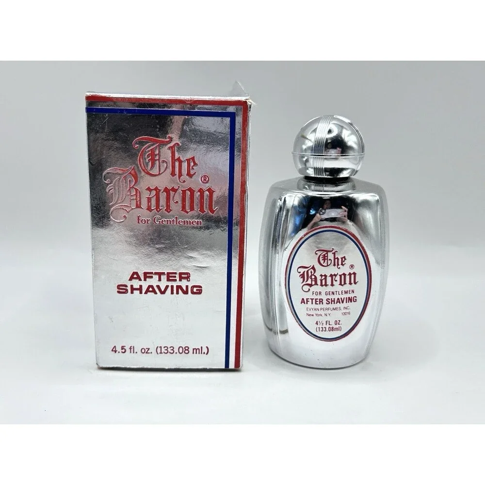 Vintage Evyan The Baron For Gentlemen After Shaving 4.5 Fl oz Original